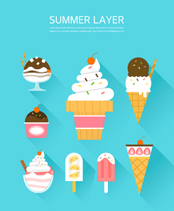여름 아이스크림 레이어 모음9 (GIONE)