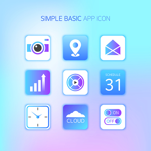 베이직 앱 아이콘15 (러블리하)