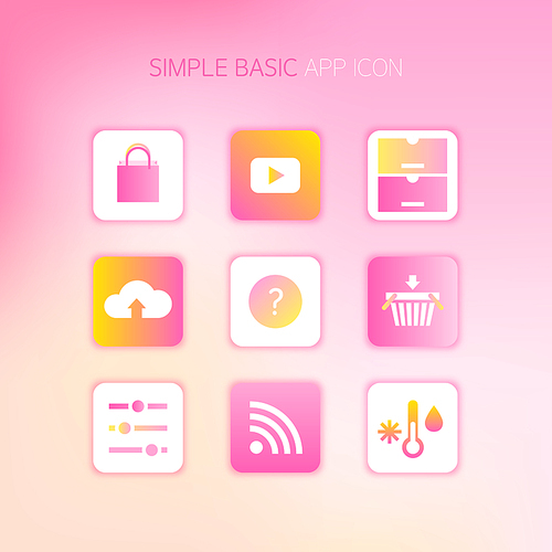 베이직 앱 아이콘6 (러블리하)
