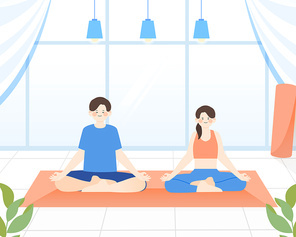산뜻한 운동 일러스트 11