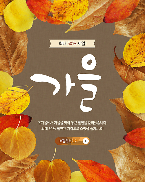 [EVENT]가을세일-단풍잎프레임