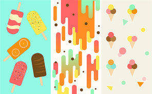 [일러스트]패턴일러스트-아이스크림