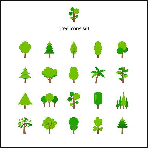 [아이콘] 플랫아이콘-나무