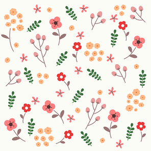 [일러스트] 꽃 패턴 12