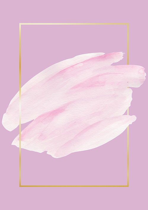 [일러스트] 수채화 백그라운드 - 분홍색 붓터치
