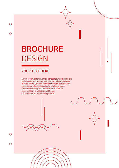 브로슈어 표지 벡터 일러스트 10