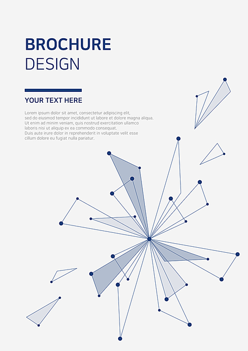 브로슈어 표지 벡터 일러스트 01