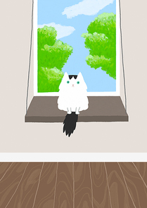 고양이 일러스트 03