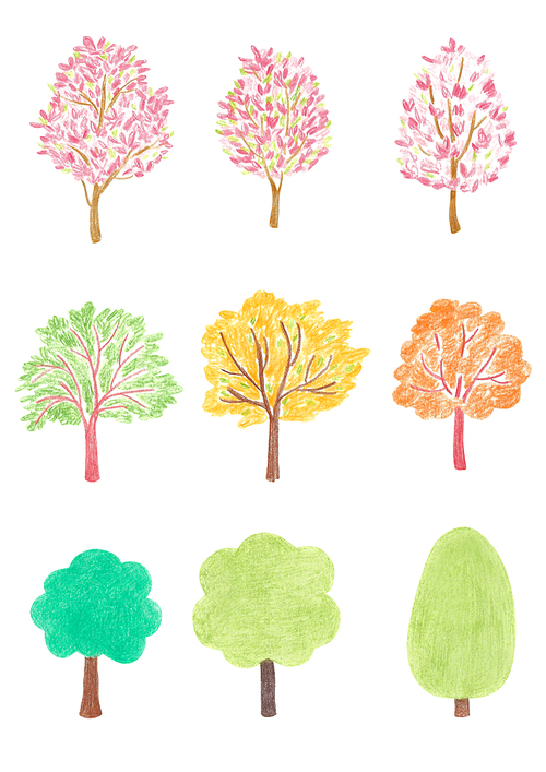 식물 색연필그림 07
