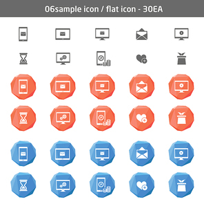 06 sample icon / flat icon - 30EA