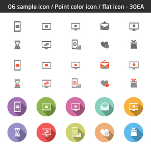 06_심플 포인트 플랫 아이콘_30ea