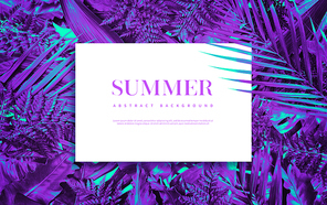 형광빛의 여름배경, 여름배경 프레임&배너_002