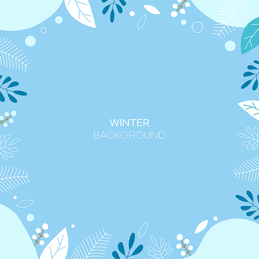Winter Frame and Background