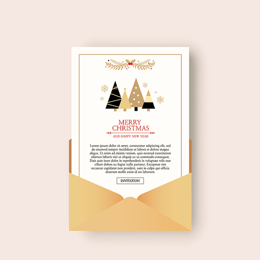 Christmas and New Year's Invitations