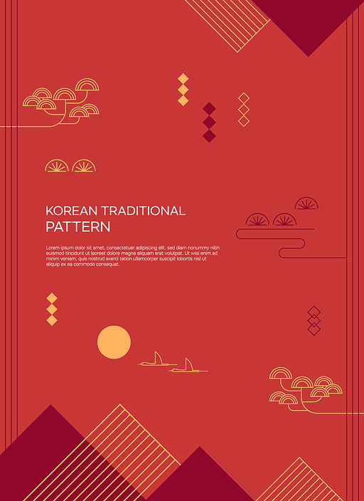 korean traditional pattern background