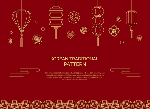 korean traditional pattern background