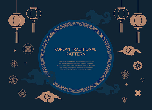 korean traditional pattern background