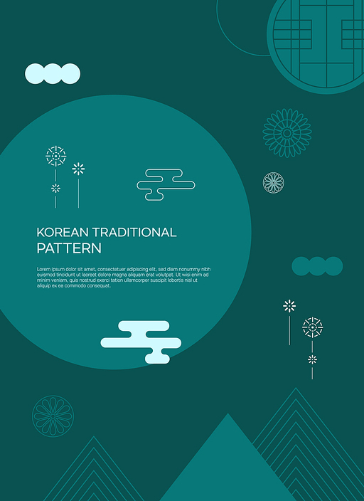 korean traditional pattern background