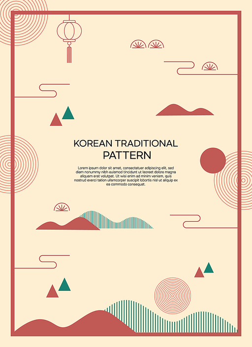 korean traditional pattern background