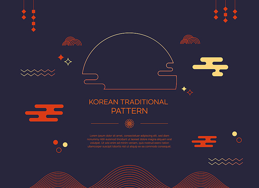 korean traditional pattern background