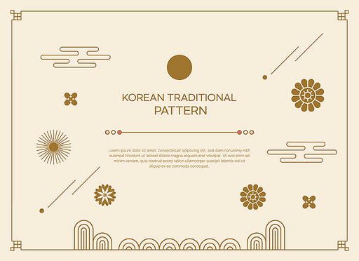 korean traditional pattern background