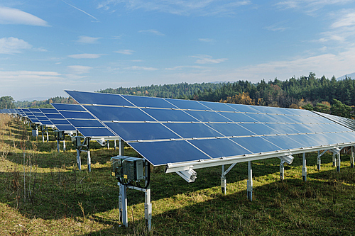 solar panel renewable eco  energy field