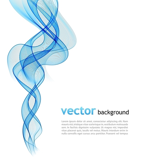 Abstract colorful vector template waved background. EPS10