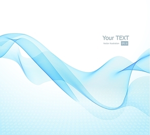 Vector illustration Abstract background with blue wave