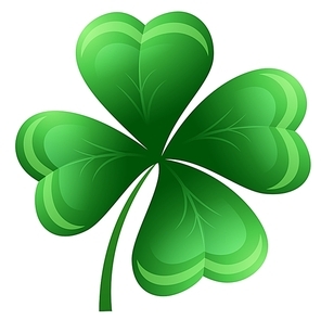 Shamrock or clover leaf. Vector illustration