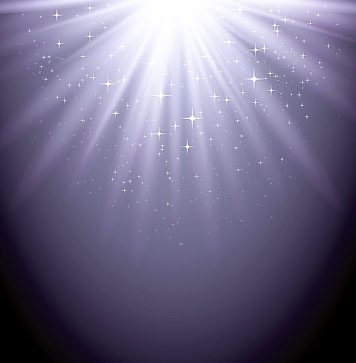Vector illustration Abstract  magic light backgroud with star
