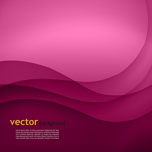 Purple smooth twist light lines vector background.