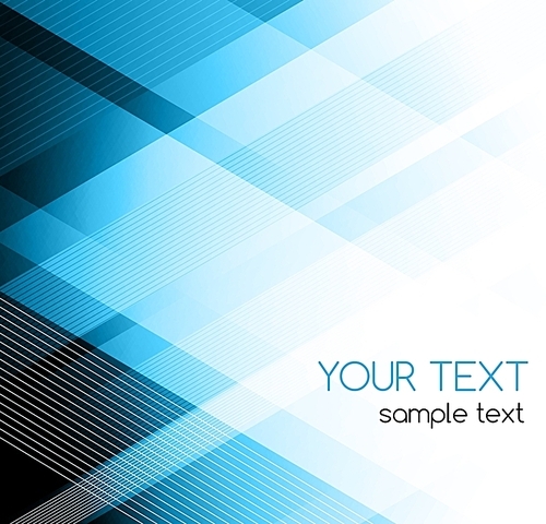 Vector color abstract geometric banner with triangle.