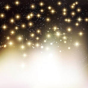 Merry Christmas Holiday background with shiny star. Vector illustration. EPS 10