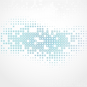 Vector Abstract technology background Color Halftone pattern . Abstract technology background