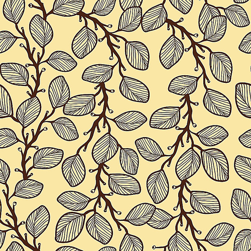 vector floral  seamless pattern