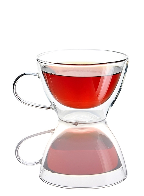 Cup of tea isolated on white