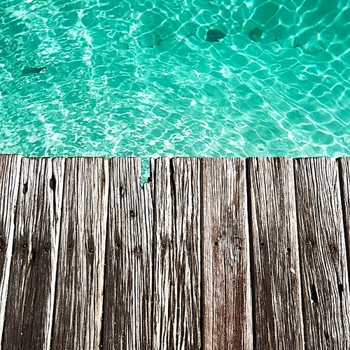 Jetty by the sea background