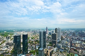 Frankfurt on Main cityscape|Germany. No brand names or copyright objects.