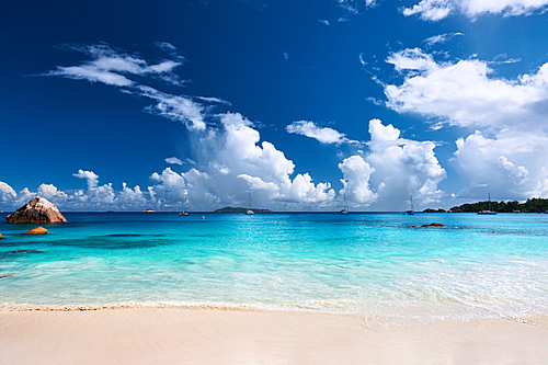 Beautiful beach at Seychelles|Praslin|Anse Lazio