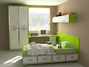modern child-room interior (3d rendering)