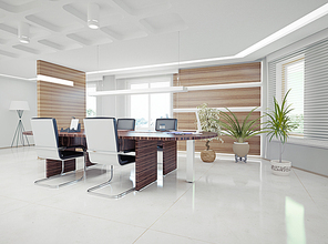 modern office interior. design concept