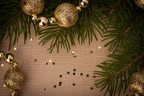 Christmas festive background with copy space