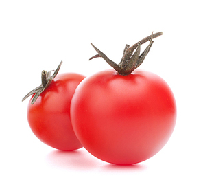 Cherry tomato isolated on white cutout