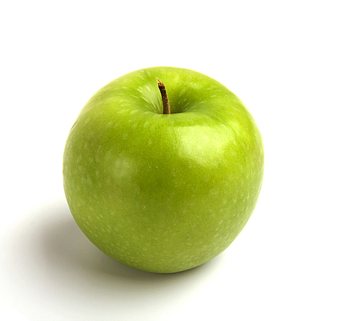 green apple isolated on white