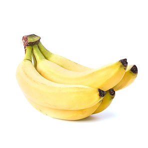 bananas isolated on white