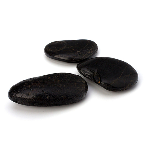 zen stones isolated on the white background