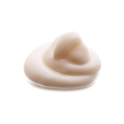 Mayonnaise swirl  isolated on white cutout