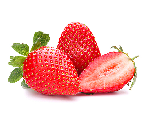 Strawberry isolated on white cutout