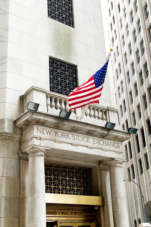 New York city - 4 Sep 2010 - Wall street and stock exchange