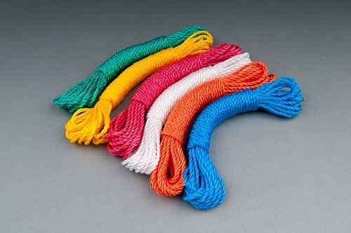 Colourful rope isolated on the  background